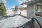 Come enjoy this hot tub winter or summer  Love these views